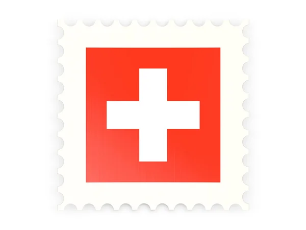 Icona timbro postale della Svizzera — Foto Stock