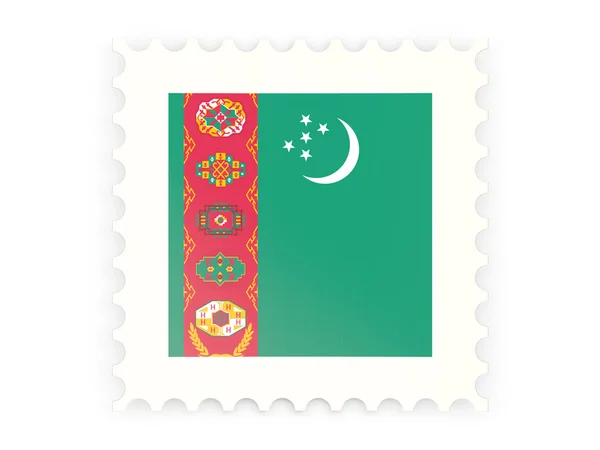 Postage stamp icon of turkmenistan — Zdjęcie stockowe