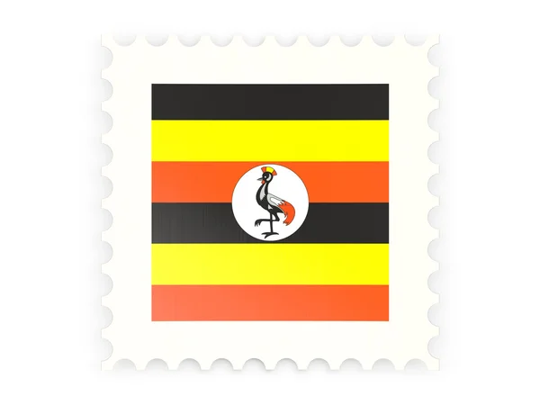 Postage stamp icon of uganda — Stockfoto