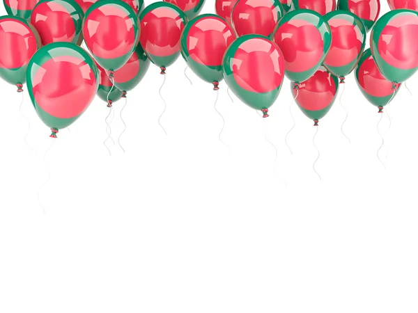 Ballonrahmen mit Fahne von bangladesh — Stockfoto