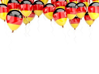 Balon çerçeve ile Almanya bayrağı