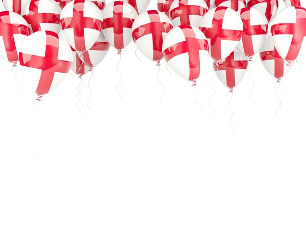 Balónek rám s vlajka Anglie — Stock fotografie
