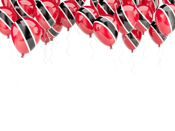 Balloon frame with flag of trinidad and tobago — Stock Photo, Image