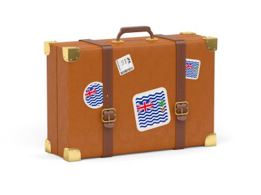 Britanya Hint Okyanusu Toprakları bayrağı ile bavul