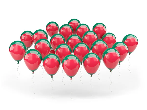 Ballonnen met vlag van bangladesh — Stockfoto