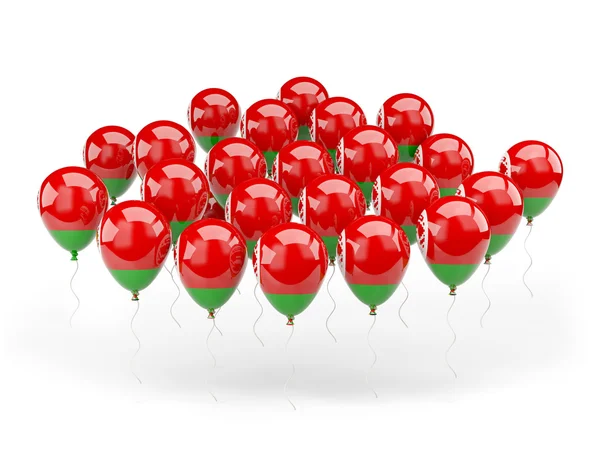 Balloons with flag of belarus — Stock Photo, Image