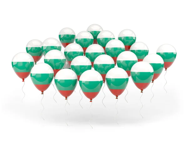 Balloons with flag of bulgaria — Stock Photo, Image