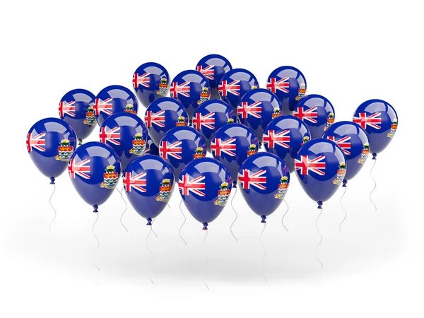 Balloons with flag of cayman islands — Stock Photo, Image