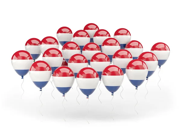 Balloons with flag of netherlands — Stock Photo, Image