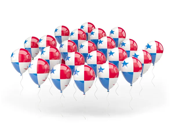 Balloons with flag of panama — Stock Photo, Image