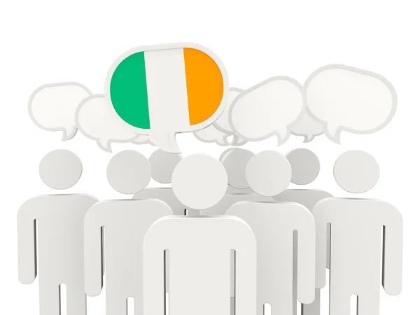国旗的爱尔兰人 — 图库照片