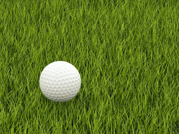 ゴルフボールオンザグリーン — ストック写真