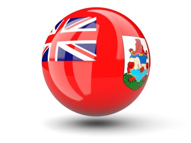 Bermuda bayrağı yuvarlak simge