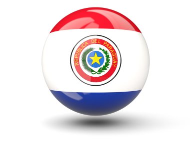 Paraguay bayrağının yuvarlak simge