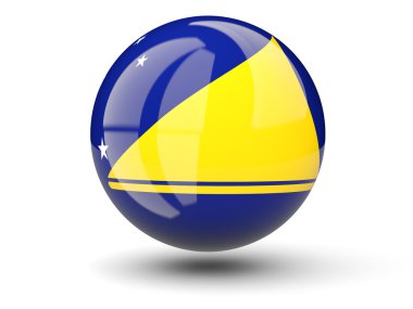Tokelau bayrağı yuvarlak simge