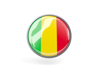 圆形图标与马里国旗