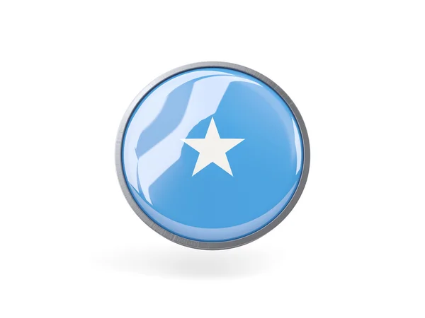 Round icon with flag of somalia — Stock Photo, Image