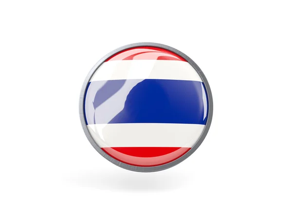 Round icon with flag of thailand — Stock Photo, Image