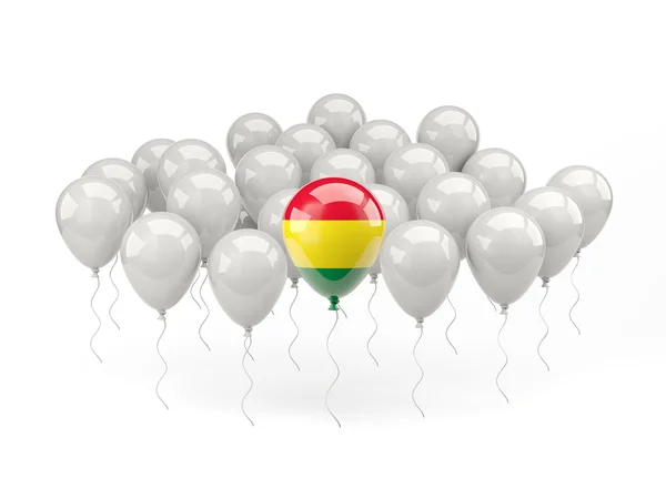 Air balloons with flag of bolivia — Stock Photo, Image