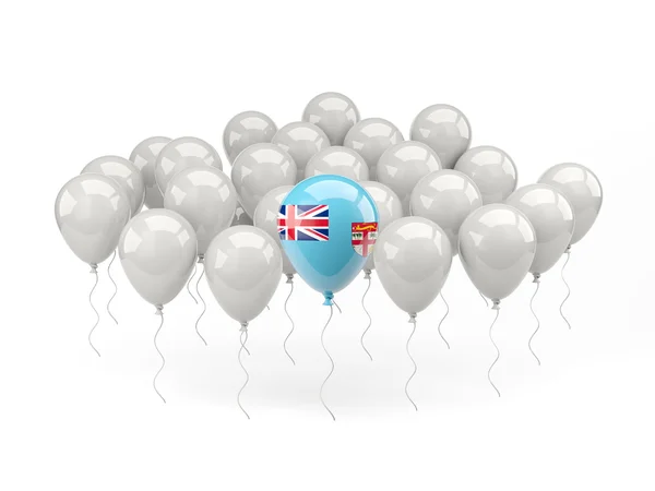 Balões de ar com bandeira de fiji — Fotografia de Stock