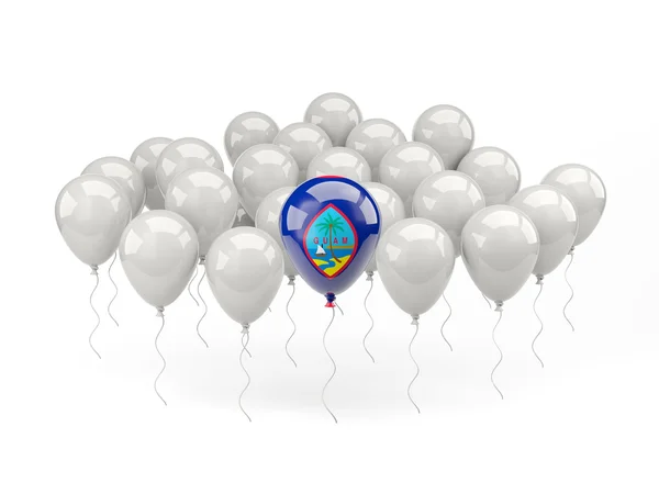 Globos de aire con bandera de guam —  Fotos de Stock