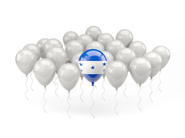Balões de ar com bandeira de honduras — Fotografia de Stock