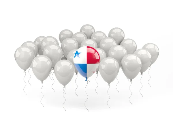 Air ballonger med flagga panama — Stockfoto