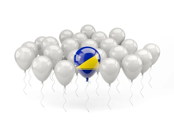 Hőlégballonok, Tokelau-szigetek zászlaja — Stock Fotó