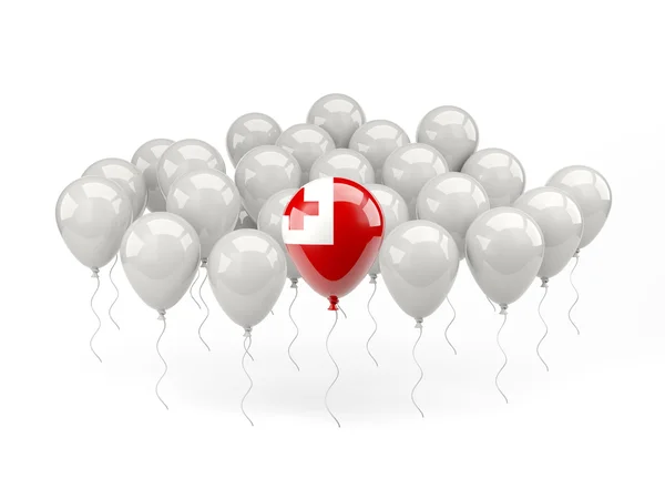 Luftballons mit der Flagge der Tonga — Stockfoto