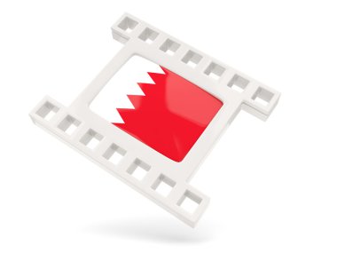 Film simgesi ile Bahreyn bayrağı