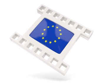 Film simgesi ile Avrupa Birliği bayrağı