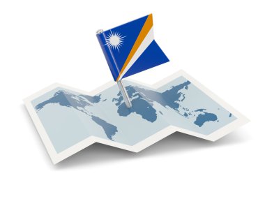 Marshall Adaları bayrağı ile göster