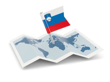 Slovenya bayrağı ile göster