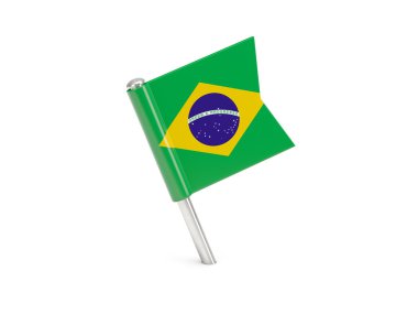 Brezilya bayrağı pin