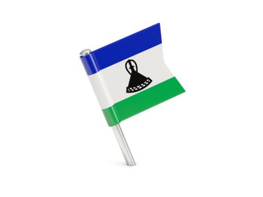 Lesoto bayrağı pin