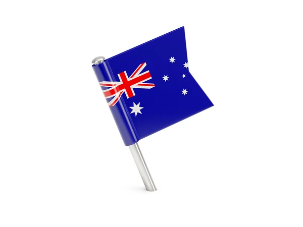 Pin de bandera de australia — Foto de Stock