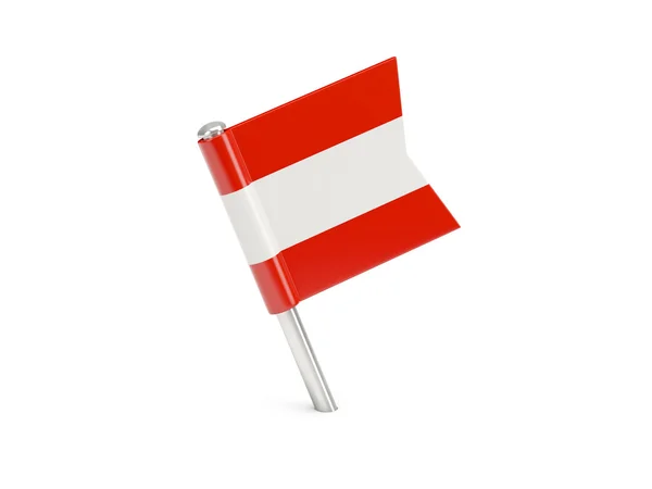 Flag pin, Ausztria — Stock Fotó