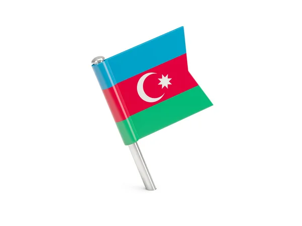 Pin de bandera de azerbaijan —  Fotos de Stock