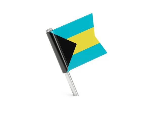 Pin de bandera de Bahamas —  Fotos de Stock