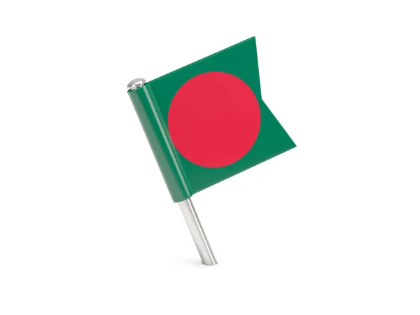 Alfinete de bandeira de bangladesh — Fotografia de Stock