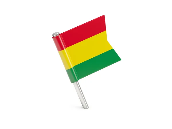 Pin de bandera de bolivia —  Fotos de Stock