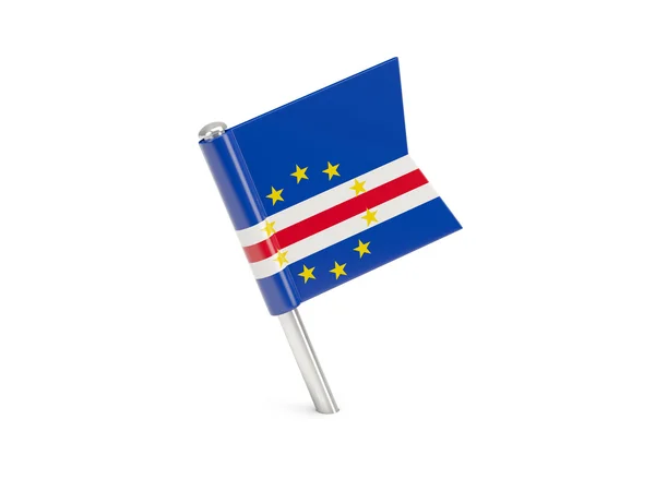 佛得角的国旗胸针 — 图库照片