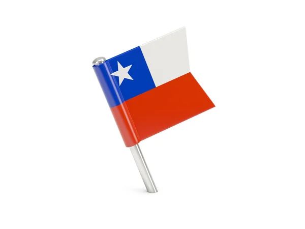 Pin de bandera de chile —  Fotos de Stock