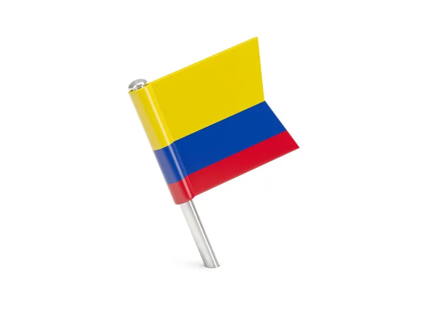 Pin de bandera de colombia — Foto de Stock