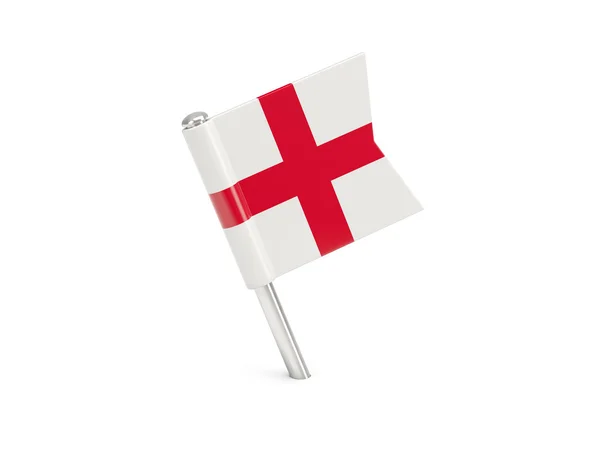 Vlajku pin z Anglie — Stock fotografie