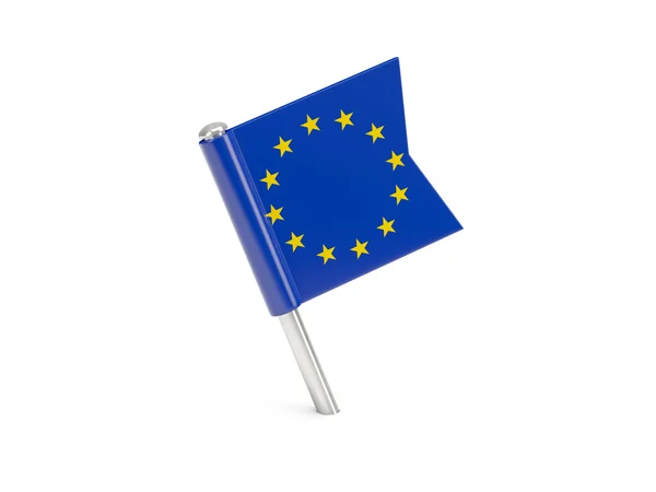 Pino de bandeira da união europeia — Fotografia de Stock