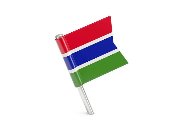 Vlag pin van gambia — Stockfoto