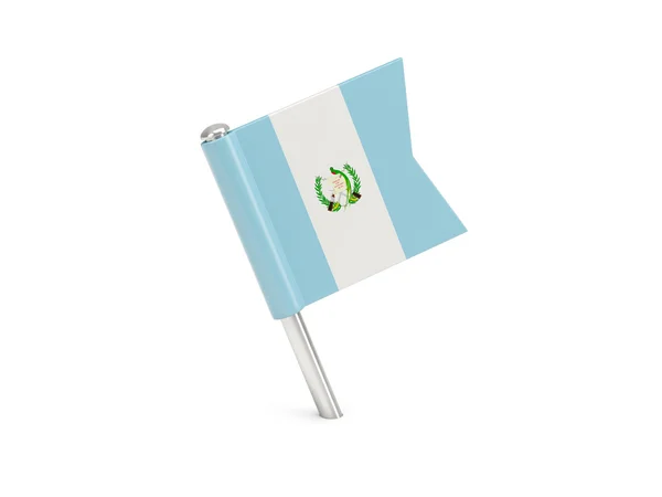 Flag pin of guatemala — Stock Photo, Image