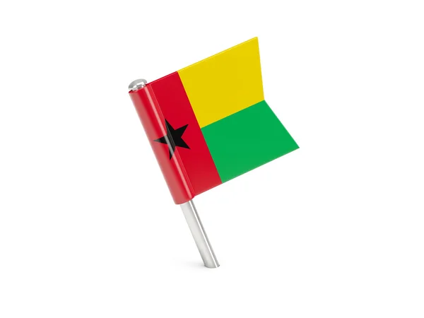 기니 비사우의 국기 핀 — 스톡 사진