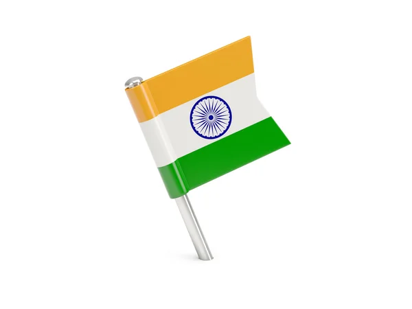Épinglette de drapeau de l'Inde — Photo